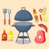 Barbecue Party Stickers icon