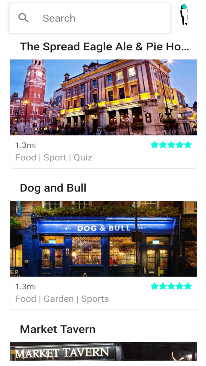 Cappaciti Pub booking app