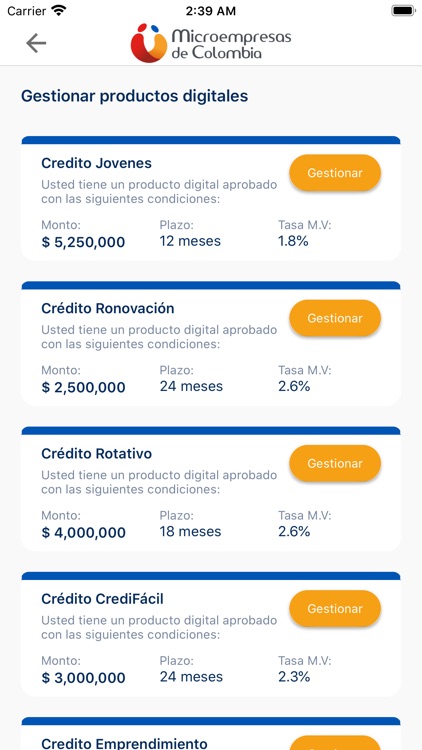 Microempresas APP