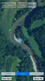 fishing map and track iphone screenshot 2