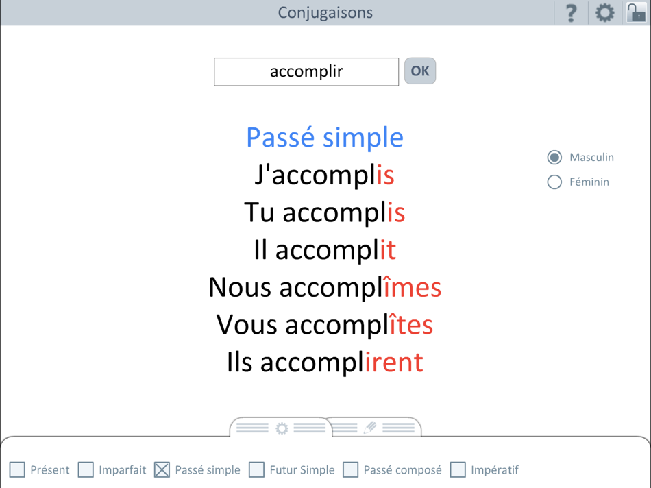 #2. Outils école : Conjugaisons (iOS) 由: Génération 5
