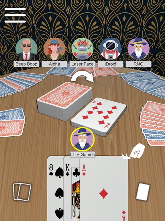 Screenshot #5 pour Huit Américain: Jeu de cartes