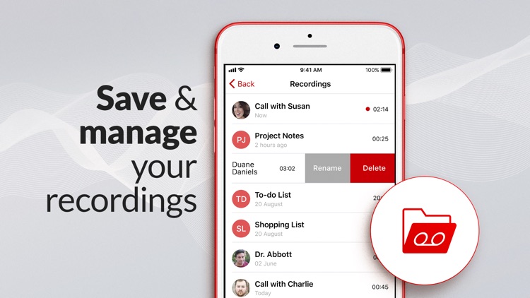 Call Recorder for iPhone.