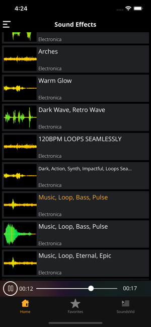 ‎Sound Effects HD: Sounds&Audio Screenshot