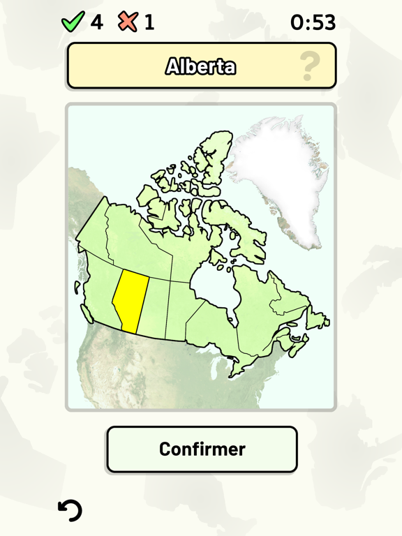 Screenshot #4 pour Quiz des Provinces du Canada