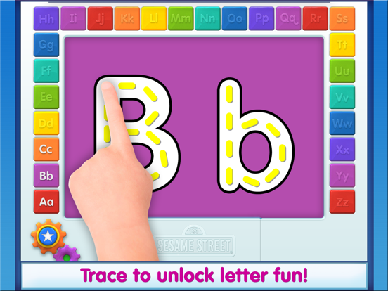 Elmo Loves ABCs Lite iPad app afbeelding 2