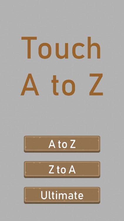 Touch A to Z