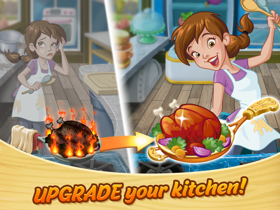 Kitchen Scramble: Cooking Game iPad app afbeelding 1