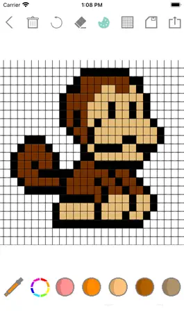 Game screenshot Pixel Art - draw with dots mod apk