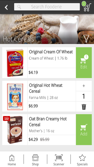 Fooderie Market Screenshot