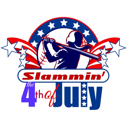 Softball 4th of July Stickers icon