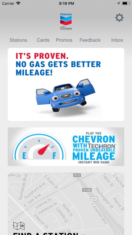 Chevron Station Finder