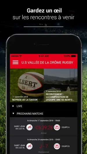 U S VALLEE DE LA DROME RUGBY screenshot 4