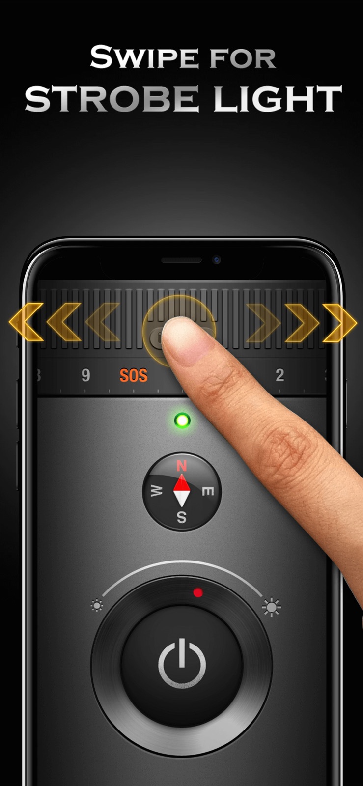 Flashlight Ⓞ iphone screenshot 3