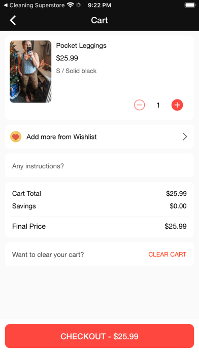 IronFox Clothing Screenshot