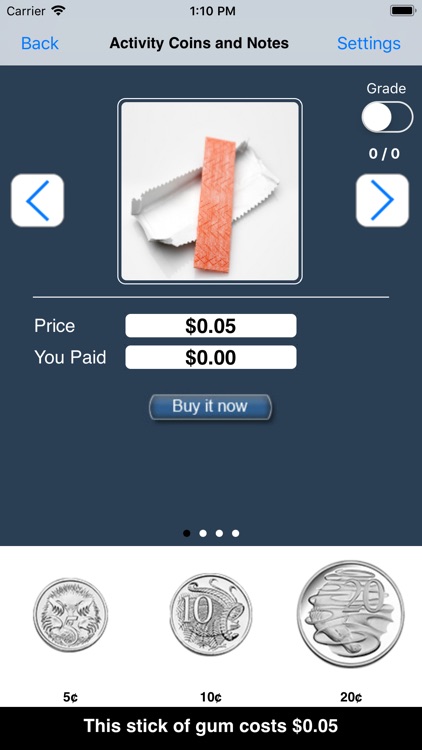 Activity Coins and Notes AUD