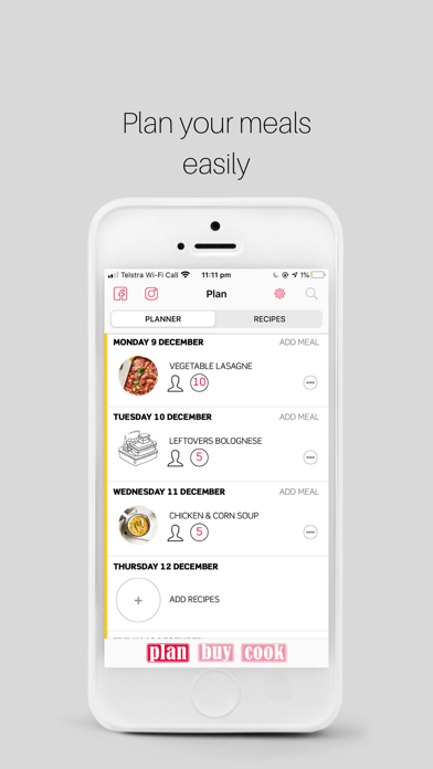Plan Buy Cook meal plannerのおすすめ画像5