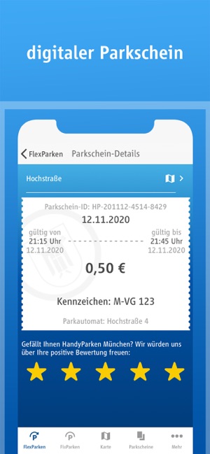 HandyParken München on the App Store