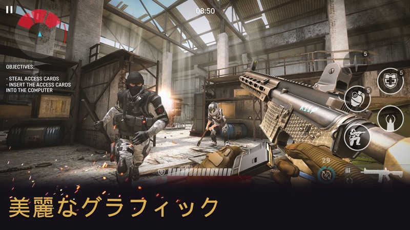 Warface GO: FPS戦争サバイバルと戦うゲーム screenshot 2