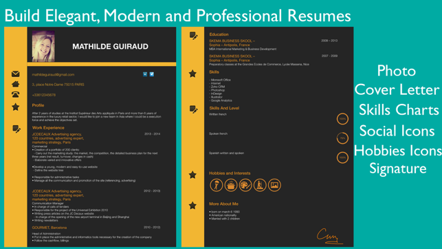 ‎Resume Designer Pro Screenshot