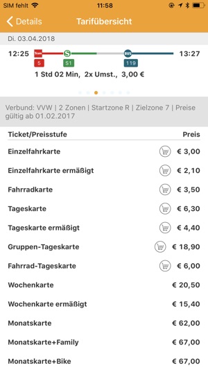 VVW Fahrplanauskunft(圖5)-速報App