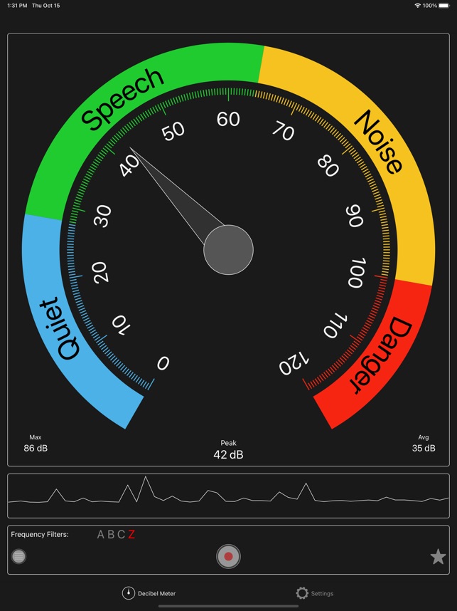 Décibel X - dB Sonomètre dans l'App Store