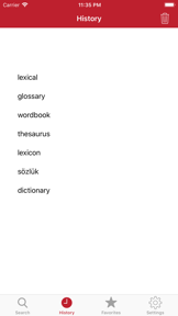 Tureng Dictionary screenshot