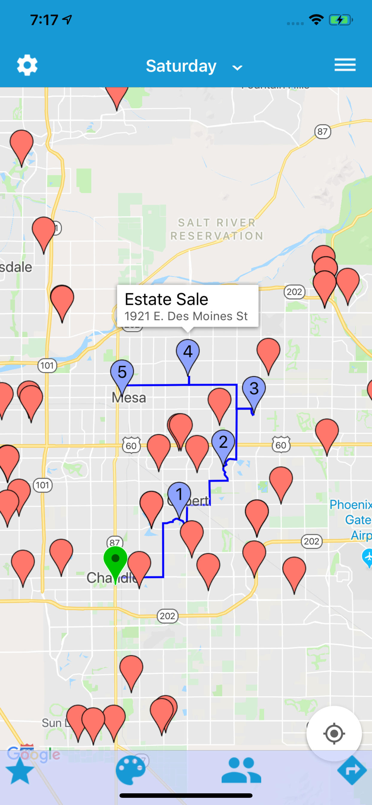 Yard Sale Treasure Map