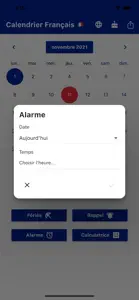 Calendrier Français screenshot #9 for iPhone