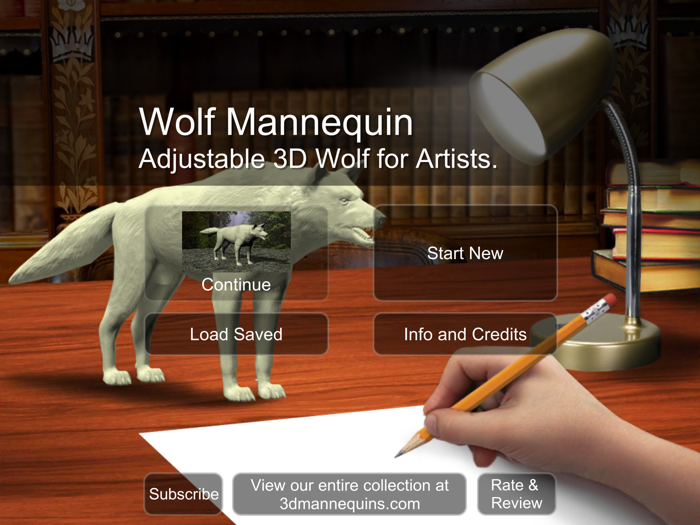 Wolf Mannequin