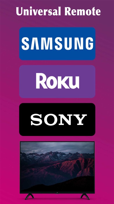 Screenshot #1 pour Sony Bravia Remote TV Control