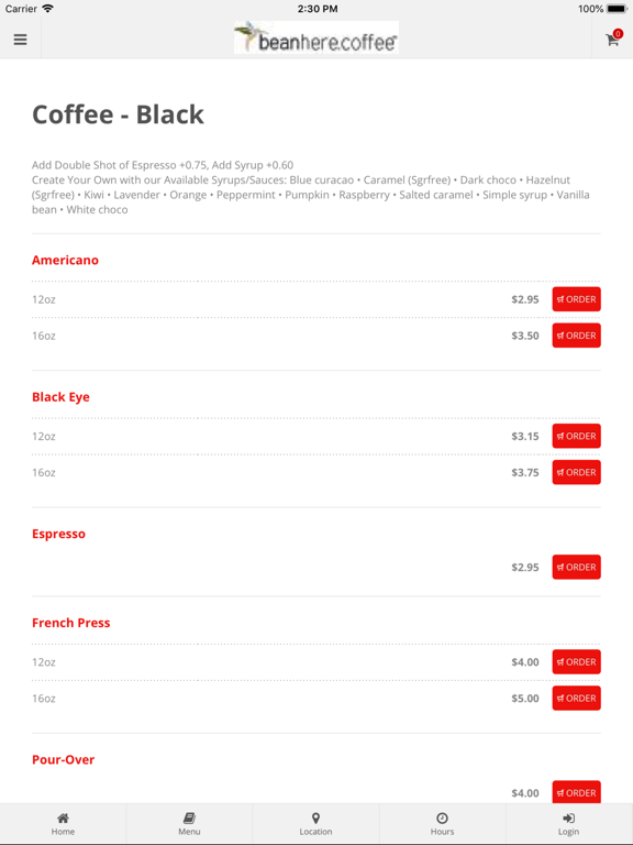 App screenshot