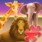 > Fantastic animal in interactive vocabulary puzzles for children 