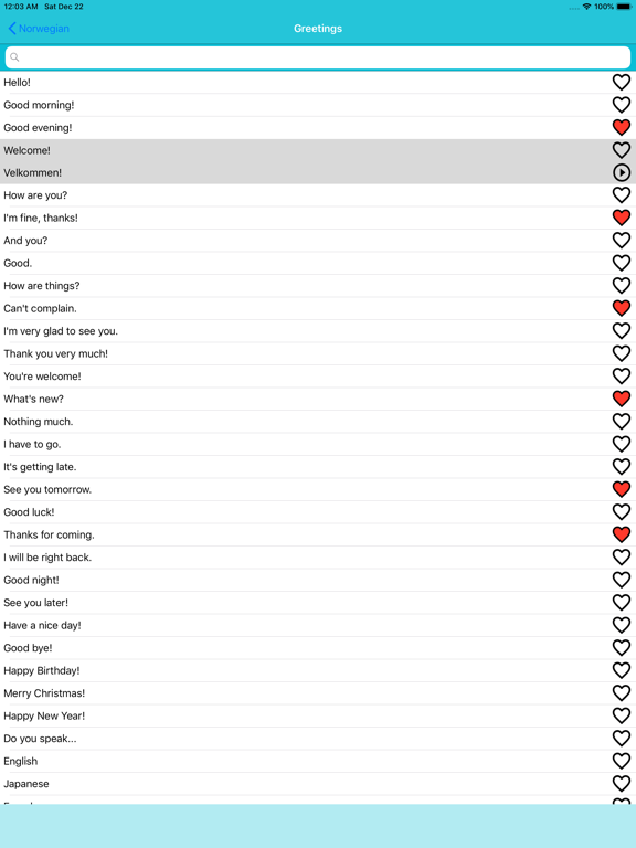 MTL Learn Norwegian iPad screenshot 4 - Education app
