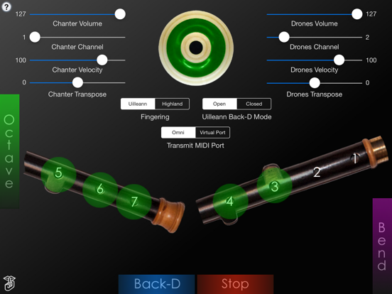 Screenshot #5 pour MIDI Bagpipes Control Surface