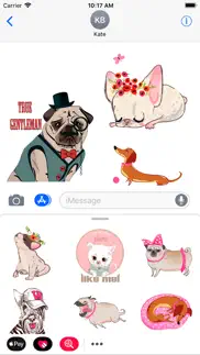 pug french bulldog & dachshund iphone screenshot 2