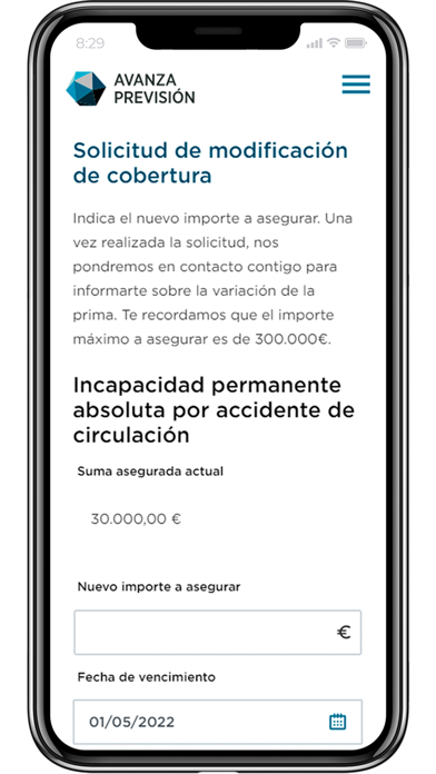 AVANZA Previsión Screenshot