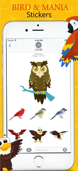 Game screenshot Stylish Bird Stickers apk