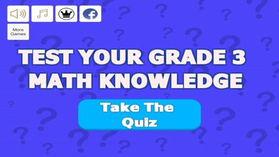 Screenshot #1 pour Grade 3 Math Trivia