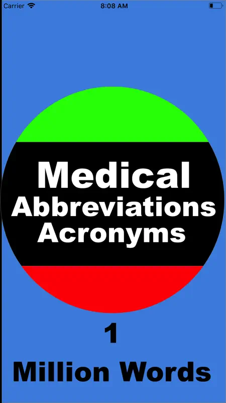 Medical Abbreviations Acronyms screenshot 1 of 10