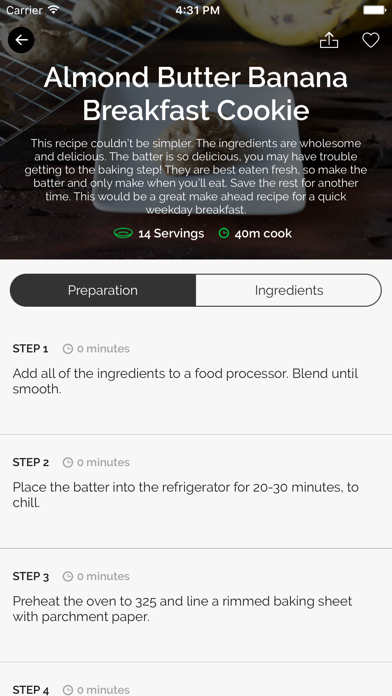 Paleo Recipe Pro Screenshot