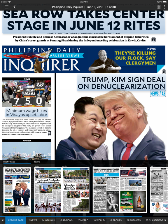 PDI E-Reader iPad screenshot 6 - News app