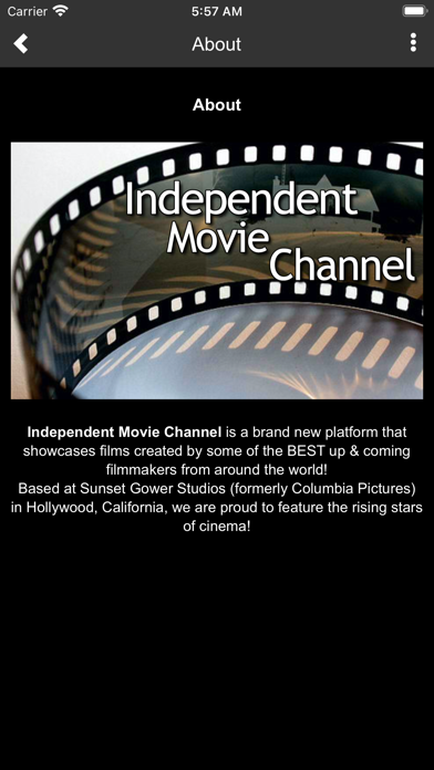 Independent Movie Channel Screenshot