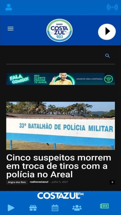 Costazul FM Oficial Screenshot
