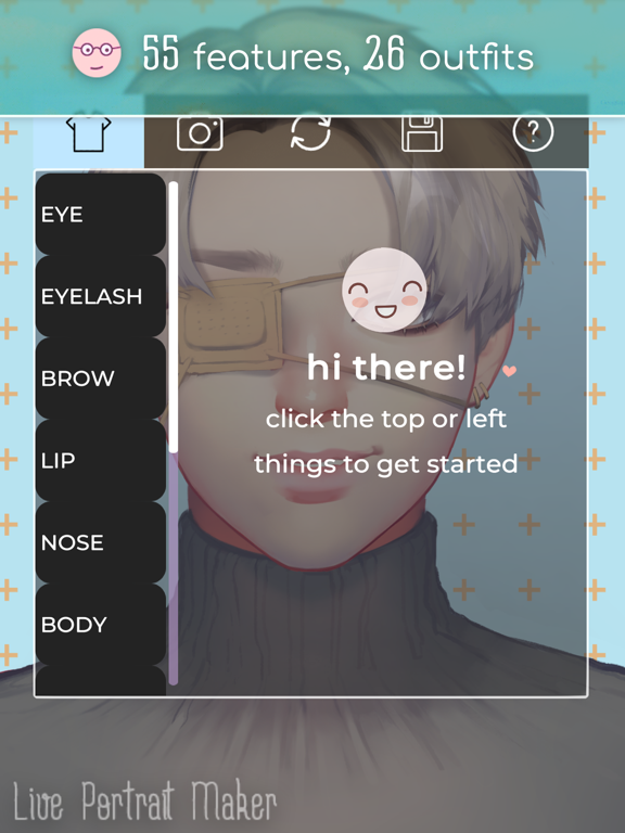 Screenshot #5 pour Live Portrait Maker: Guys
