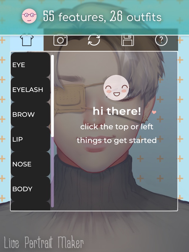 Live Portrait Maker: Guys Screenshot