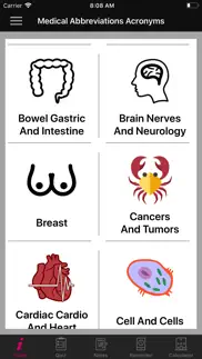 medical abbreviations acronyms iphone screenshot 3