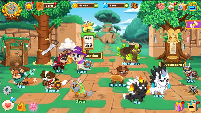 Dungeon Dogs - Idle Hero RPG screenshot 5