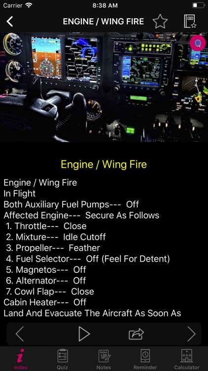 Pilot Training 310 Checklists