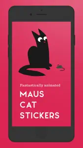 Maus Cat Stickers screenshot #1 for iPhone